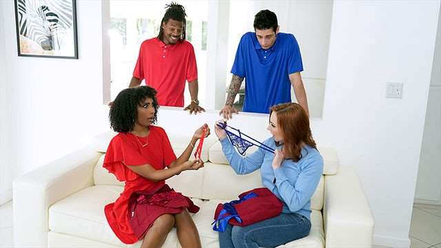 MomSwap-丰乳红发熟女勾引闺蜜儿子 被大黑鸡巴狂操浪叫