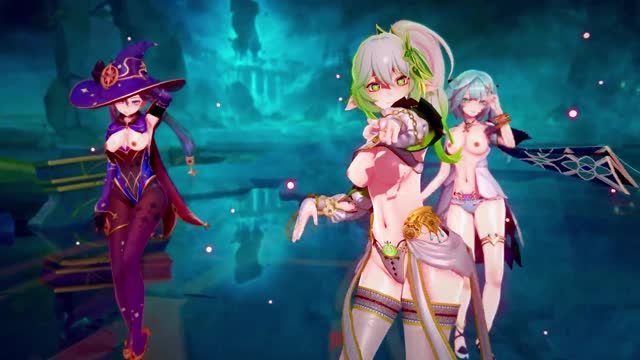 H游戏画廊：原神莫娜的极致诱惑同人作品