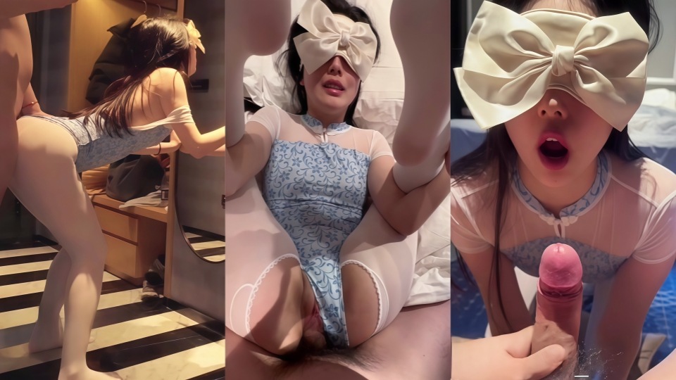 173大一舞蹈生『小杏仁』白丝舞蹈服私人定制啪啪