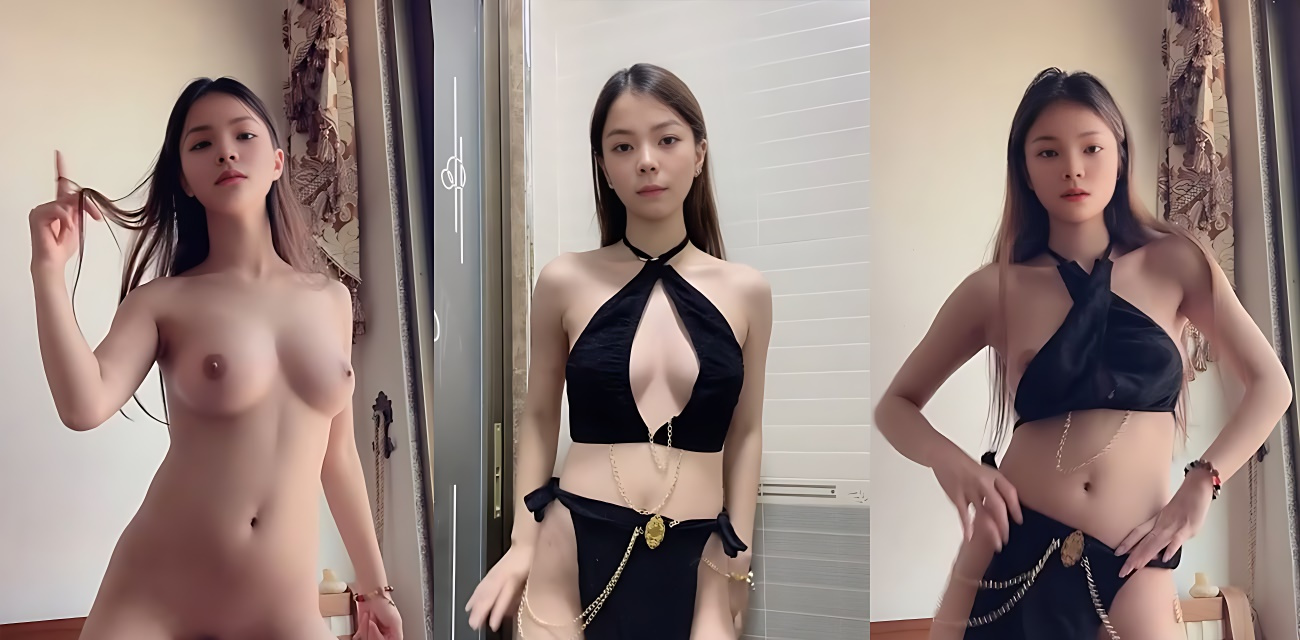 推特小师妹【安慕曦】春节限定作品，首次露脸裸舞圆乳挺拔呼之欲出，各种宅舞扭腰摆臀乳浪臀浪齐飞