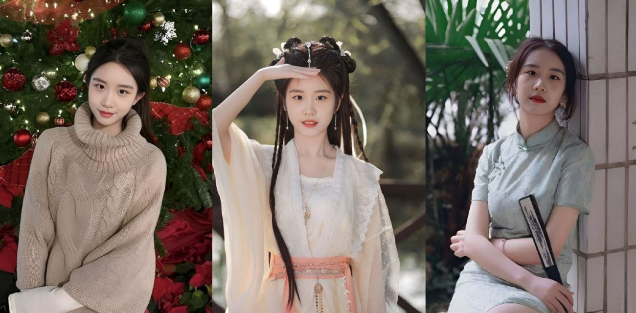 南通极品反差婊【许敏敏】汉服小仙女变床上母狗，紧致无毛小穴圆润大奶子一览无余3P狂干欲罢不能