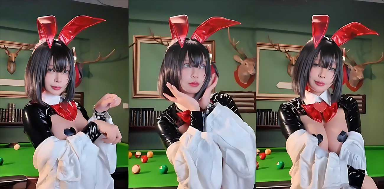 性感福利姬【UmekoJ】COS罗刹女写真，美乳翘臀曲线傲人妖艳吐舌媚态毕露