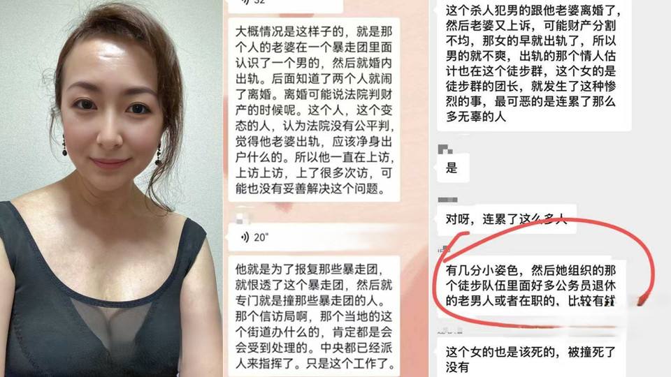 珠海体育中心撞人事件，肇事者樊维秋老婆出轨公务员老头