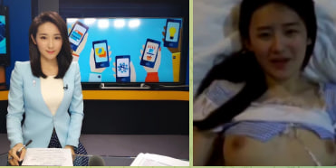 老瓜新吃 电视主持人就是不一样，字正腔圆的，听着就硬了。