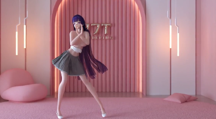 MMD雷电芽衣化身魅魔！黑丝巨乳狂潮，被爆操到淫叫求饶！