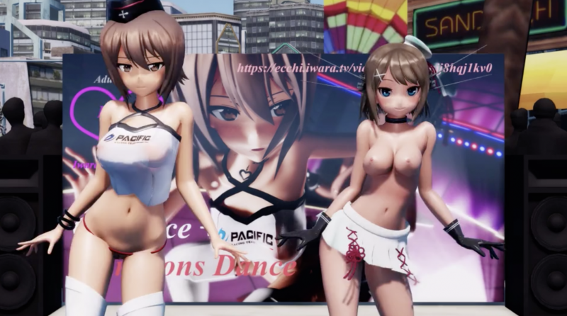 MMD巨乳动漫娘骚穴狂抖淫浪热舞，肉棒插爆喷汁高潮